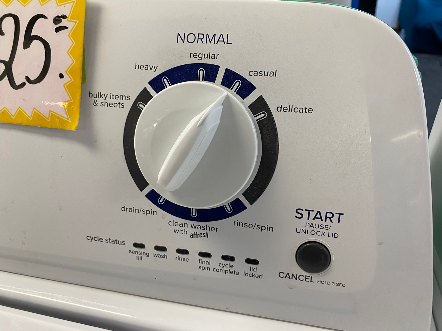Amana top load washing machine with agitator large capacity 27" in #W868GL Refurbished