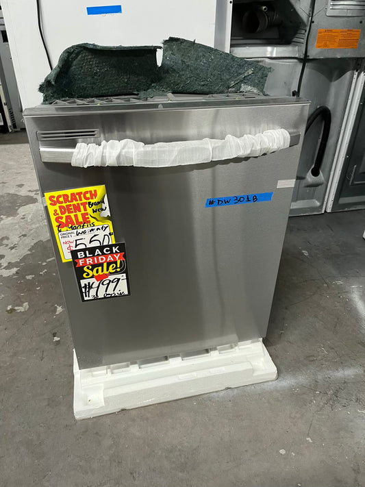 ⚡️BLACK FRIDAY ✨Open Box - Scratch & Dent 24 in. Built-In Tall Tub Dishwasher in Fingerprint Resistant Stainless Steel with Adjustable Rack, 53 dBA - Stock number #DW301B