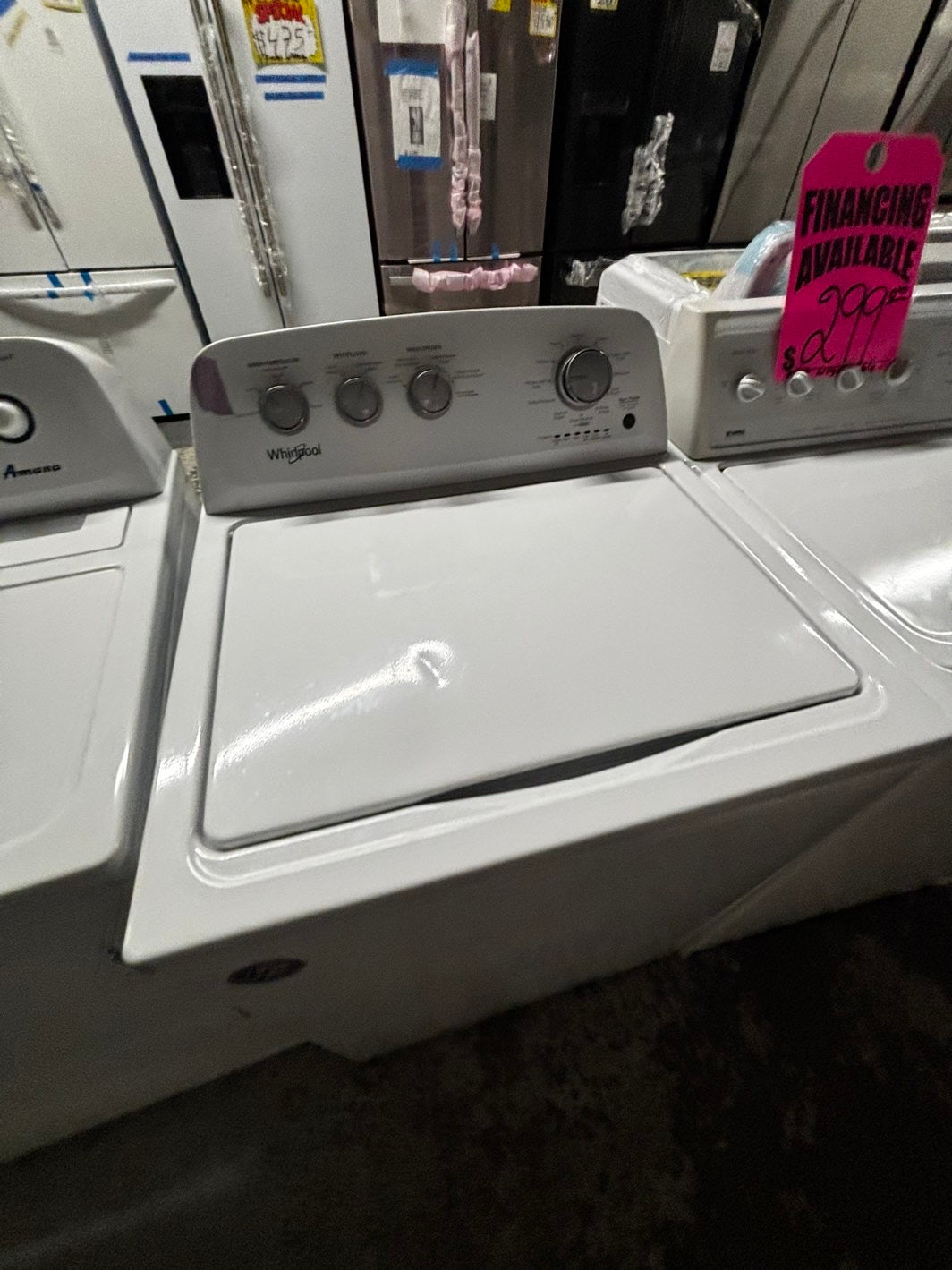 >🎉Special Whirlpool Top load washing machine large capacity w agitator 27" used-Refurbished #WT996B