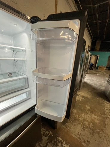 *🔥Black Friday Deal🔥Used | Refurbished GE 36” French door refrigerator slate color w/ice water dispenser 36" stock number #RFGP23PB