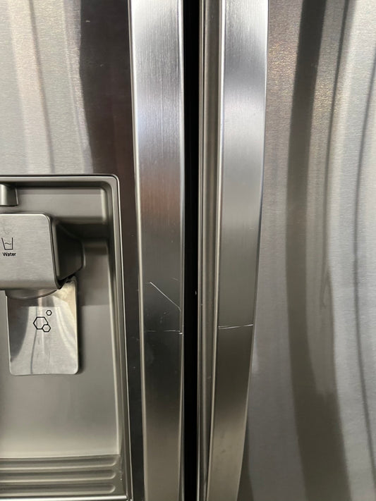Used | Refurbished LG 36” Counter Depth french door refrigerator stainless steel w/Ice & water dispenser 36" 24 cu.ft # RF24LG0B