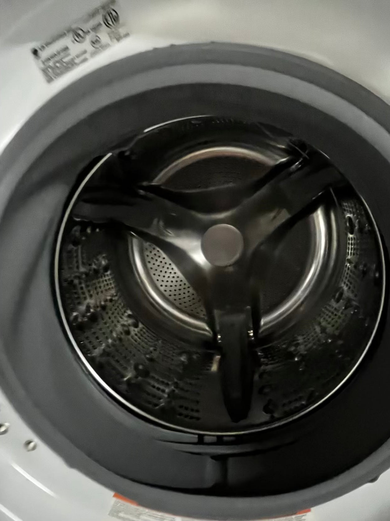 🎄Holiday Sale 🎁LG front load washer & dryer set GAS large capacity with pedestals stainless steel drum - in white 27” #WD85399B