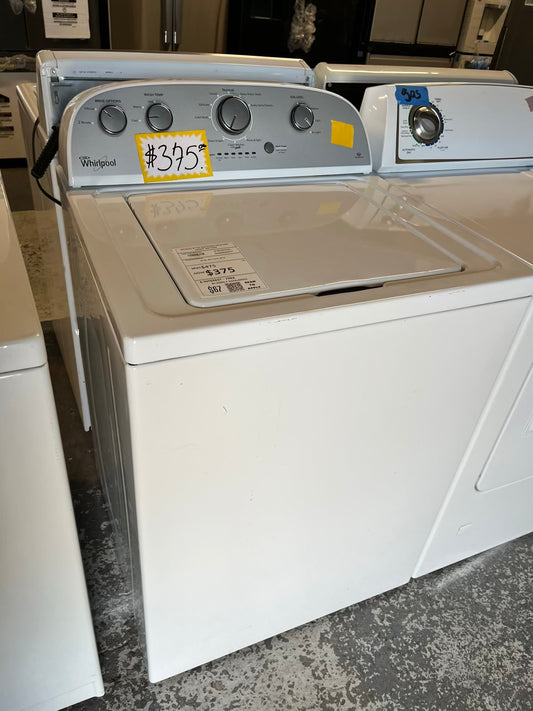 - Whirlpool 27 Top load washer white with/ agitator #W143MB