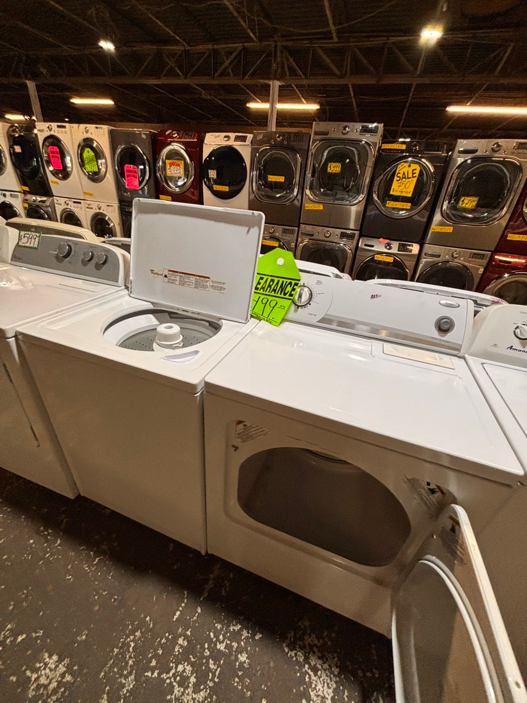 >*whirlpool top load washer  & electric dryer 220v  set top load side by side #TLW8TYB