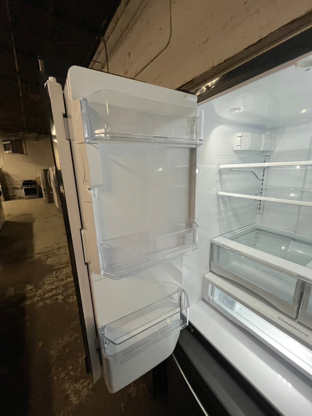 *🔥Black Friday Deal🔥Used | Refurbished GE 36” French door refrigerator slate color w/ice water dispenser 36" stock number #RFGP23PB