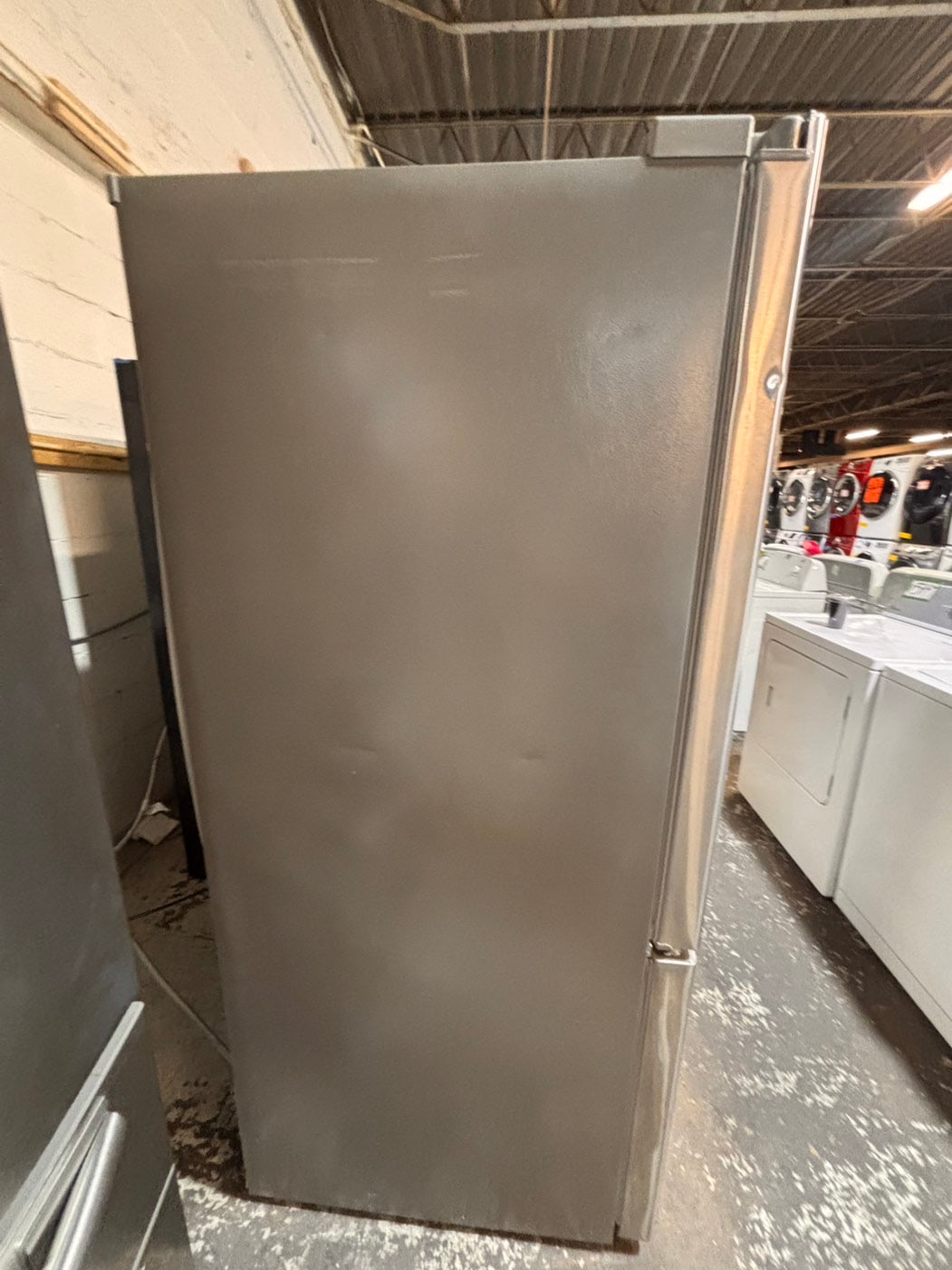 >*LG 33”wide 33” doors French door Refrigerator 33w x 69h x29 1/2depth. /stainless steel w/ ice water dispenser 33" #RLGH38B