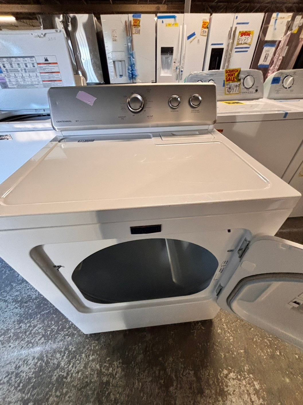 >maytag  29” large capacity electric dryer 220v side by side used-refurbished #ASD56GDRYER
