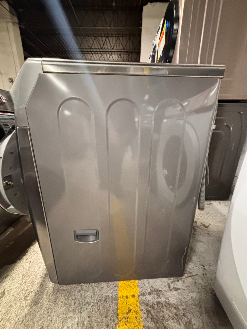 >💥Samsung silver  washer 4.5cu. ft. Large capacity, 27” stackable or side by side  used-refurbished         #SSD5GAB