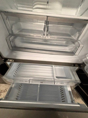 >special combo 2pc. Kenmore French door Refrigerator 36” stainless steel with water dispenser & ice maker & electric stove 5 burners & both same brand #RFXV421B