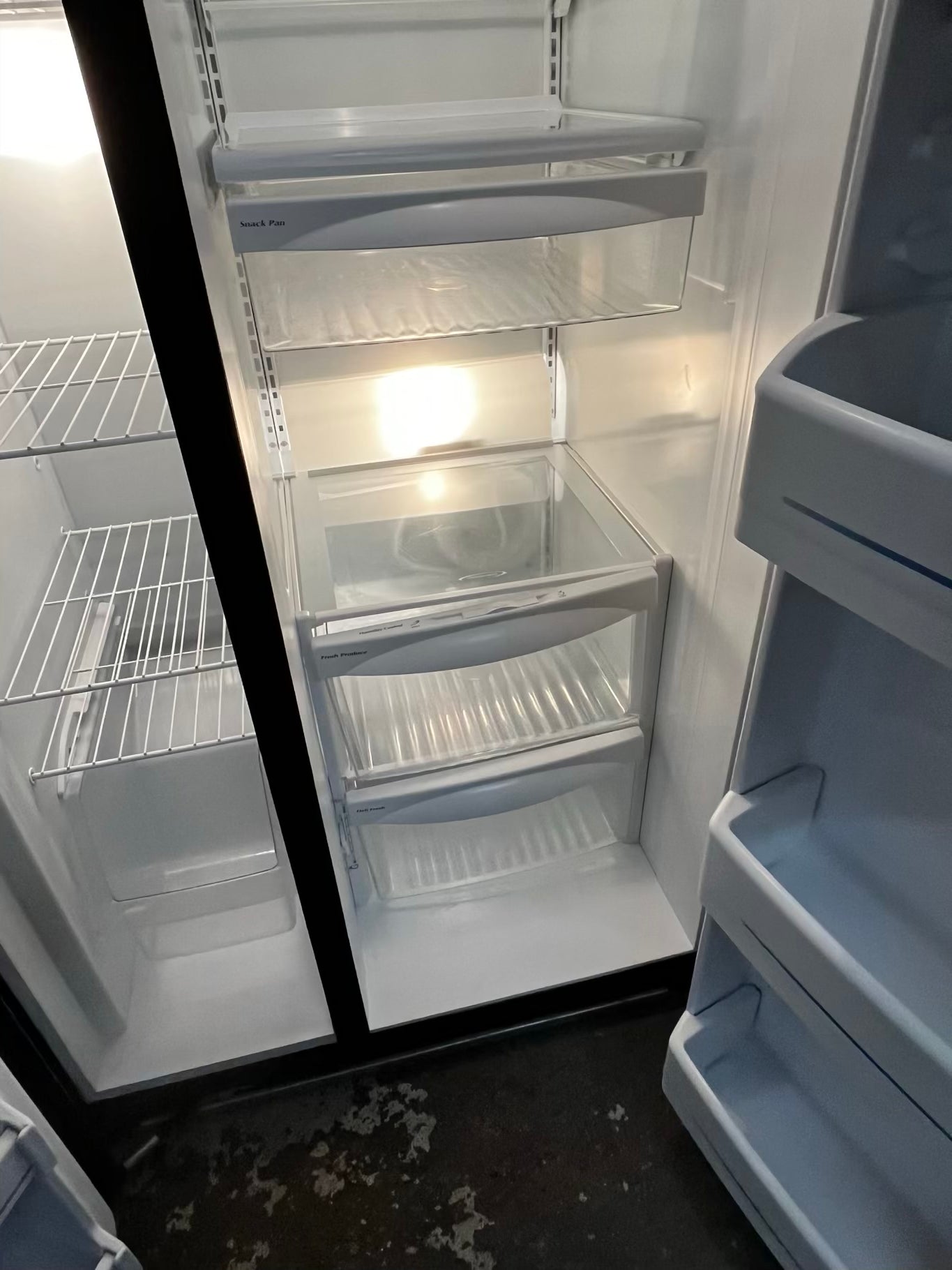 * 🎉 Black Friday ⚡️ GE side by side Refrigerator stainless steel w/ice water dispenser 33” #RF79334B