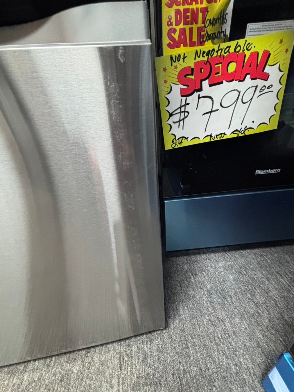 >special🎈LG New open box 📦 Refrigerator instaview with ice maker & water dispenser - Stainless Steel  #RZ33USL