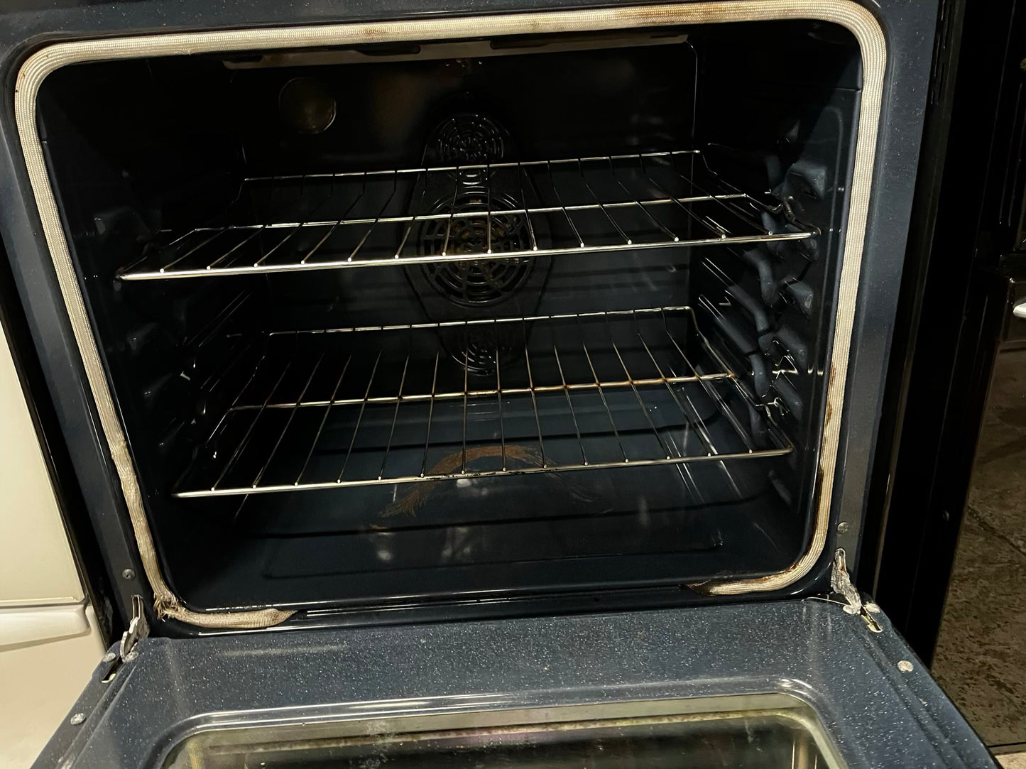 🎉 BLACK FRIDAY ⚡️ Samsung glass top electric range 220v 5 burner warm zone Refurbished stainless steel convection bake Broil roast self clean fast boil 30" #RE8944LB