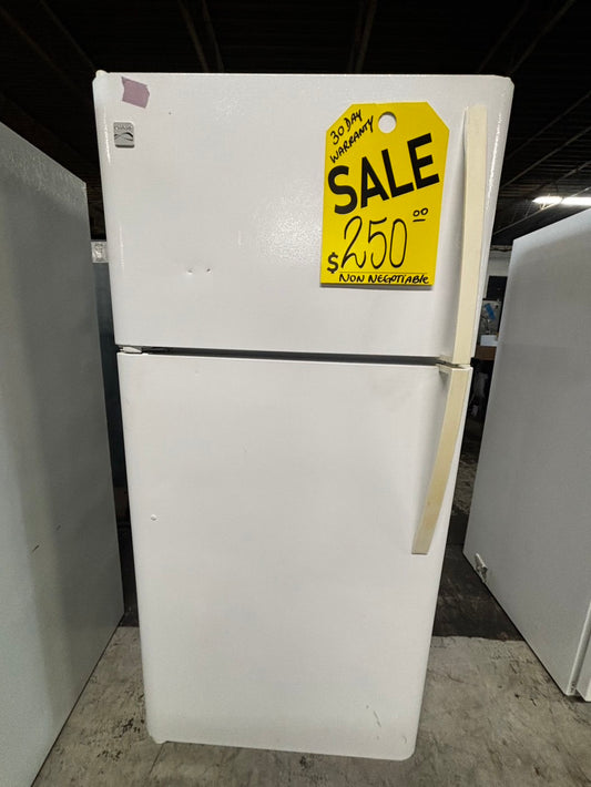 - Flash sale⚡️ Kenmore top freezer refrigerator 18cu.ft in white 30" ITEM #RFK304RB