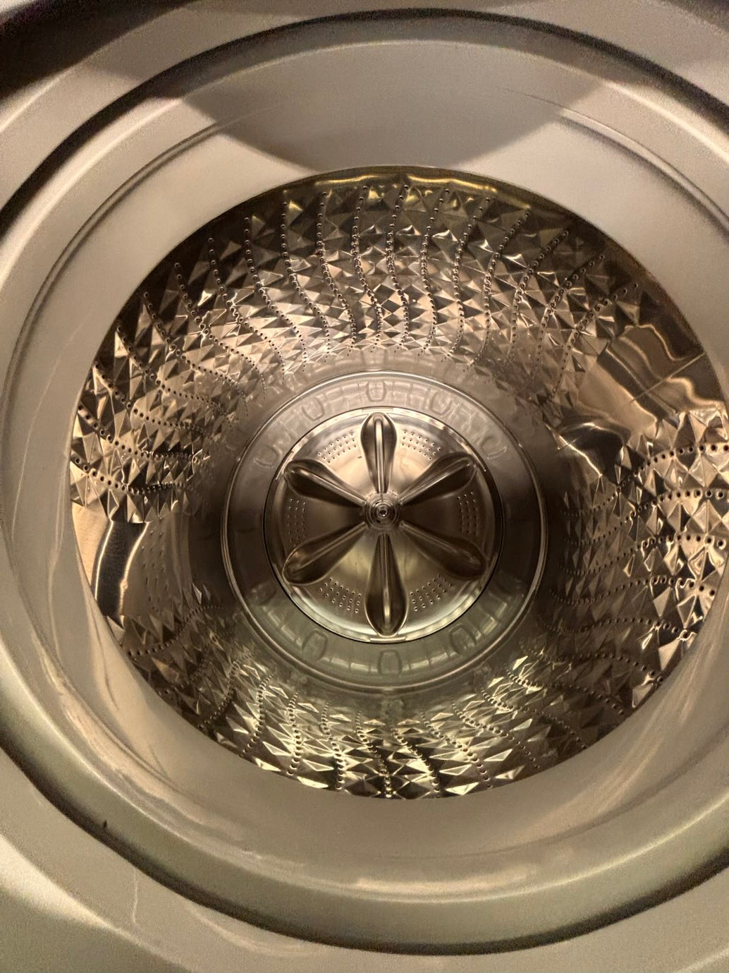 } }Samsung 27” white color Top load washer  Large capacity stainless steel Drum working 💯  with warranty ! used,refurbished #SAWTGQB