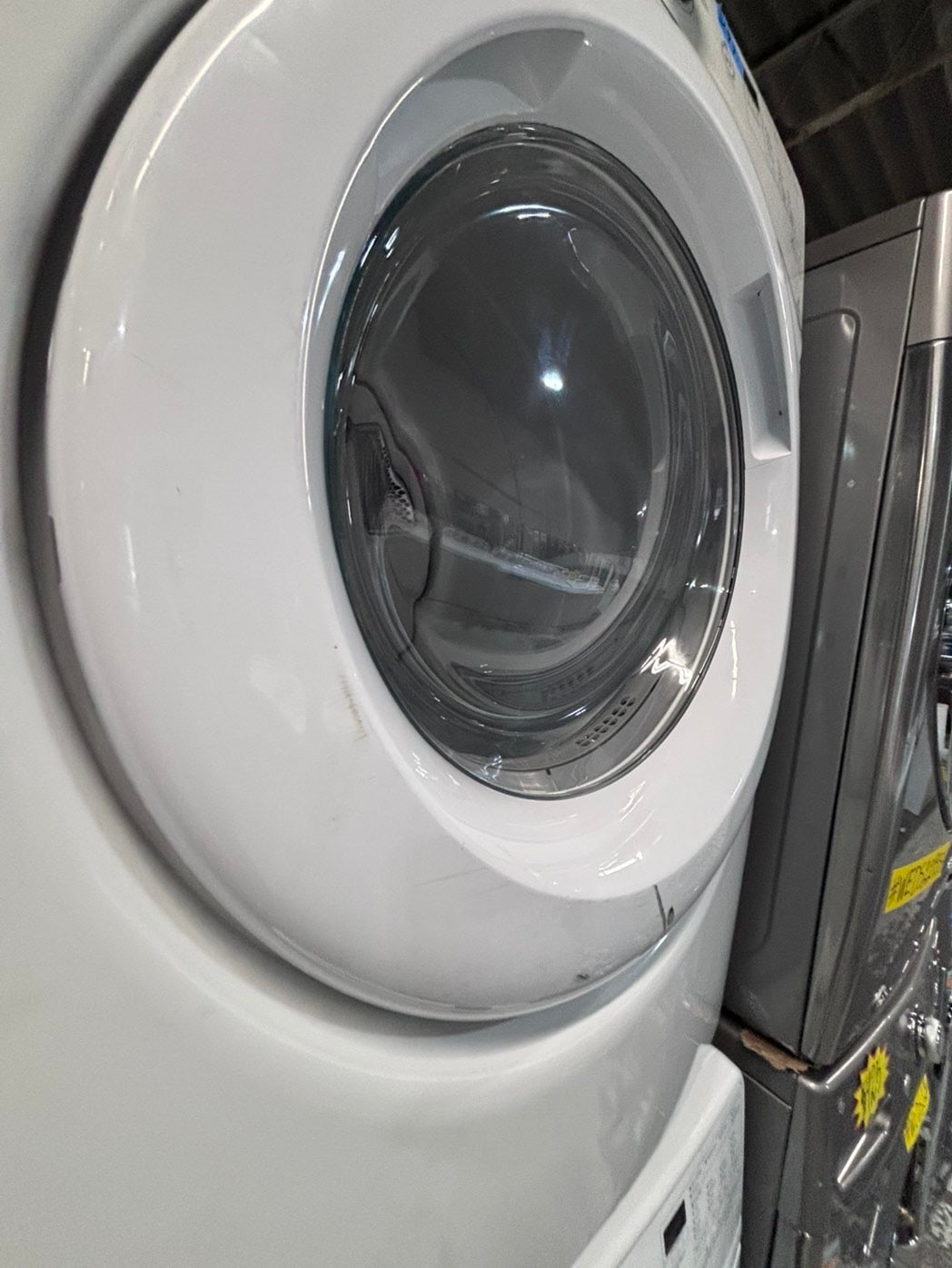 >*special 🔥mix & match whirlpool set electric 220v front load stackable or side by side - sensor dry in white color #WFSW1SET