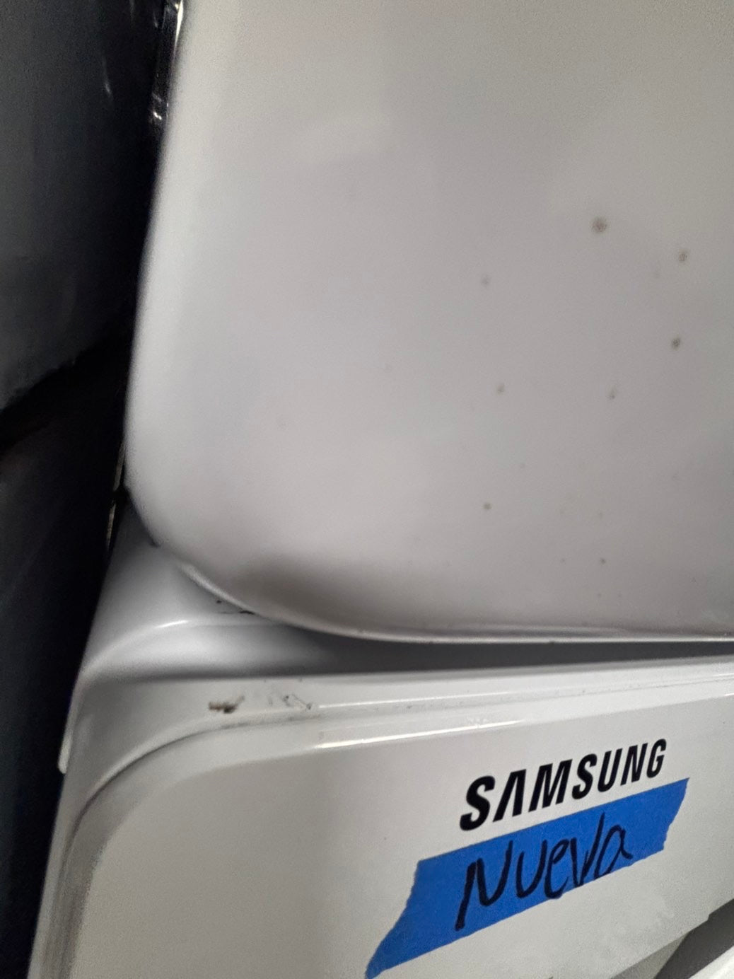 >>Open Box 📦 Scratch & Dent Samsung white front load washer & dryer electric set side by side or stackable #NSSWD13B