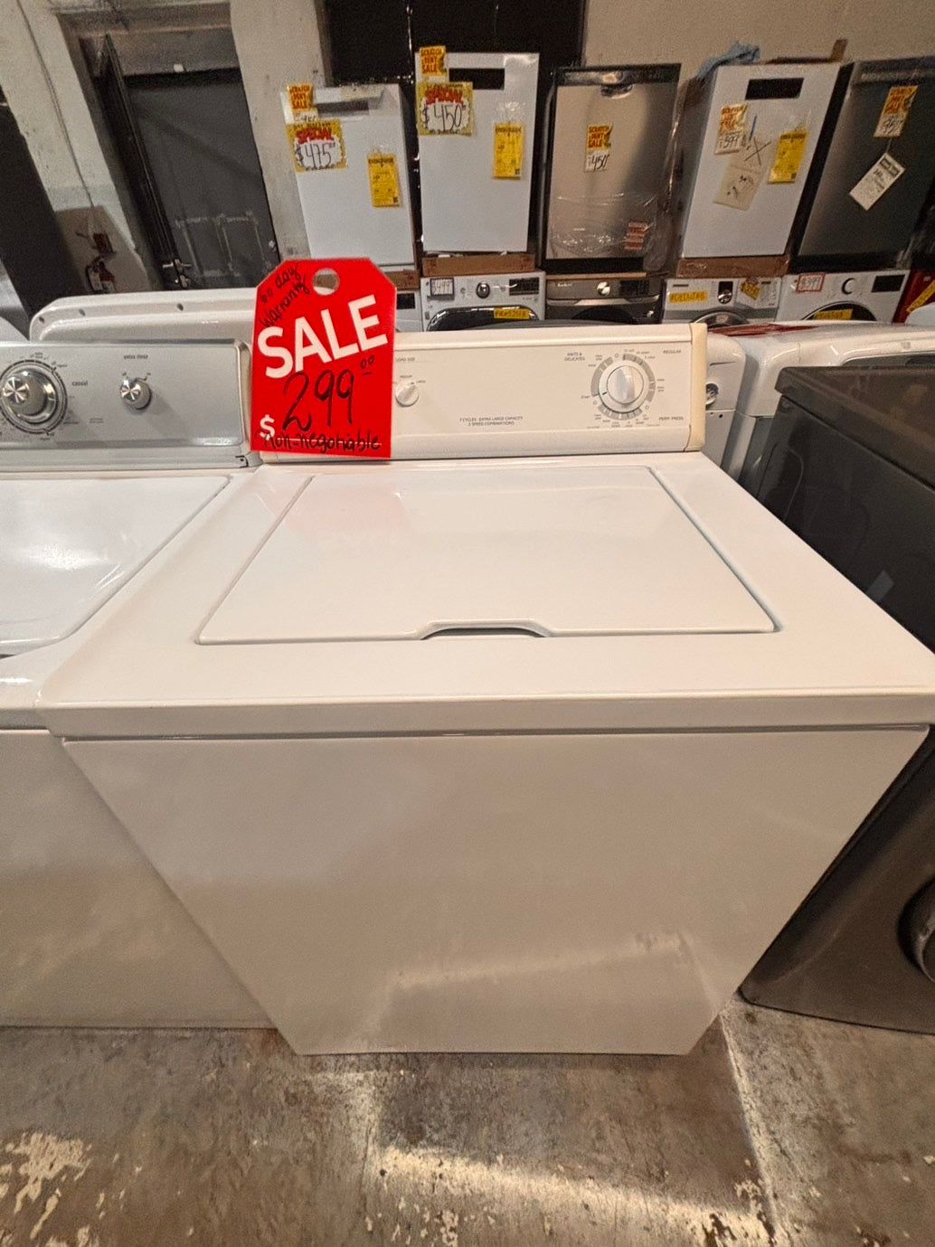 >*sale🎈frigidaire heavy duty Top load washing machine w agitator 27" in good condition,used-Refurbished #TWZ226B
