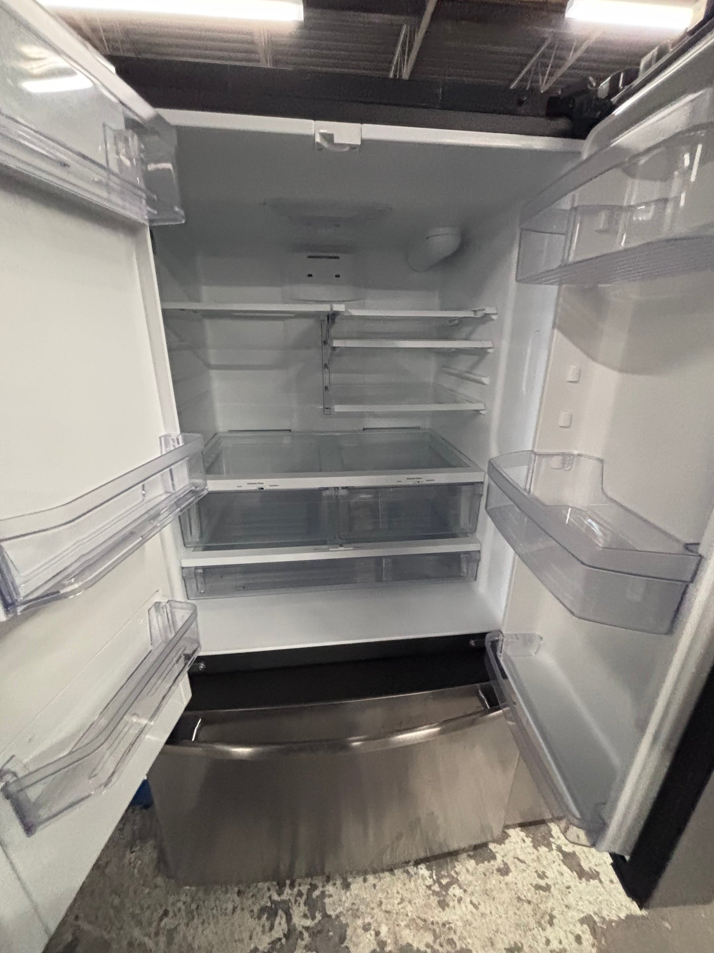 >>Used great condition used-Refurbished GE 36”w x69h x 29.1/5 depth refrigerator stainless steel w/ice & water dispenser 36 “ #FDF29U3B