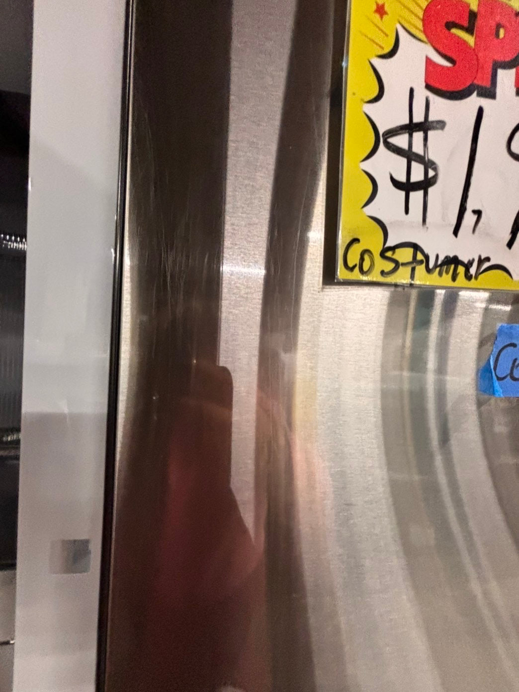 >special 🎈New open box (costumer return Samsung - Bespoke 23 Cu. Ft. 4-Door Flex French Door Counter Depth Refrigerator with Auto Open Door -#RFS3335YB
