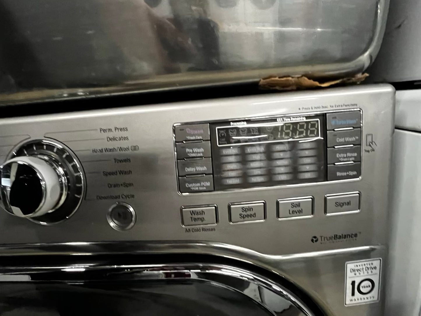 🎁Holiday Sale 🎄 GAS Mix & Match LG washer & Samsung dryer set front load stackable stainless steel 30" in Refurbished #ED77414B