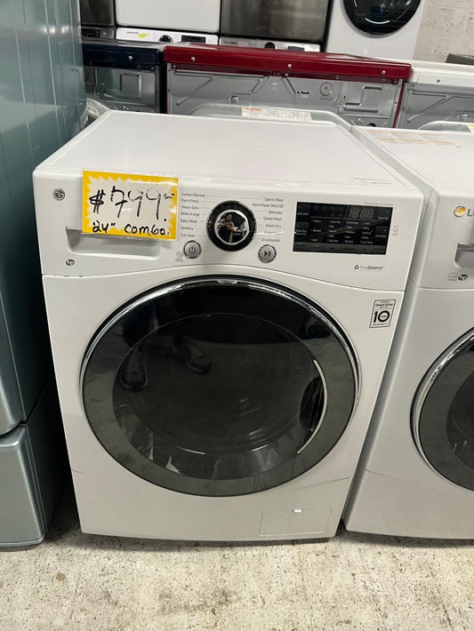 24” Lg Combo white 2.3 cu. ft. Compact All-In-One Washer/Dryer 120V #24CM2B