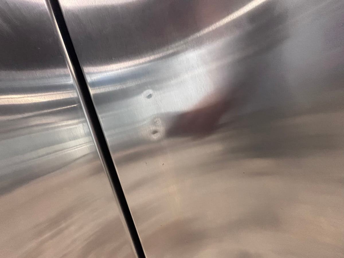 } GE Side x side  36”x 69”h x 29depth ,Refrigerator slate  with ice maker & water dispenser /. 36” 26cu.ft  working 💯  with warranty  used-Refurbished. Item number  #RF26Z14B
