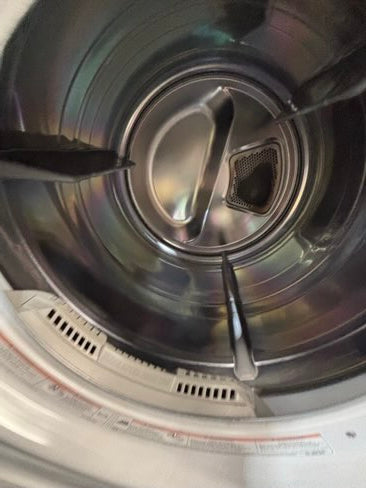 }gas LG white washer & gas dryer set front load stackable or side by side  27” in used Gas  used-Refurbished #GWD46B