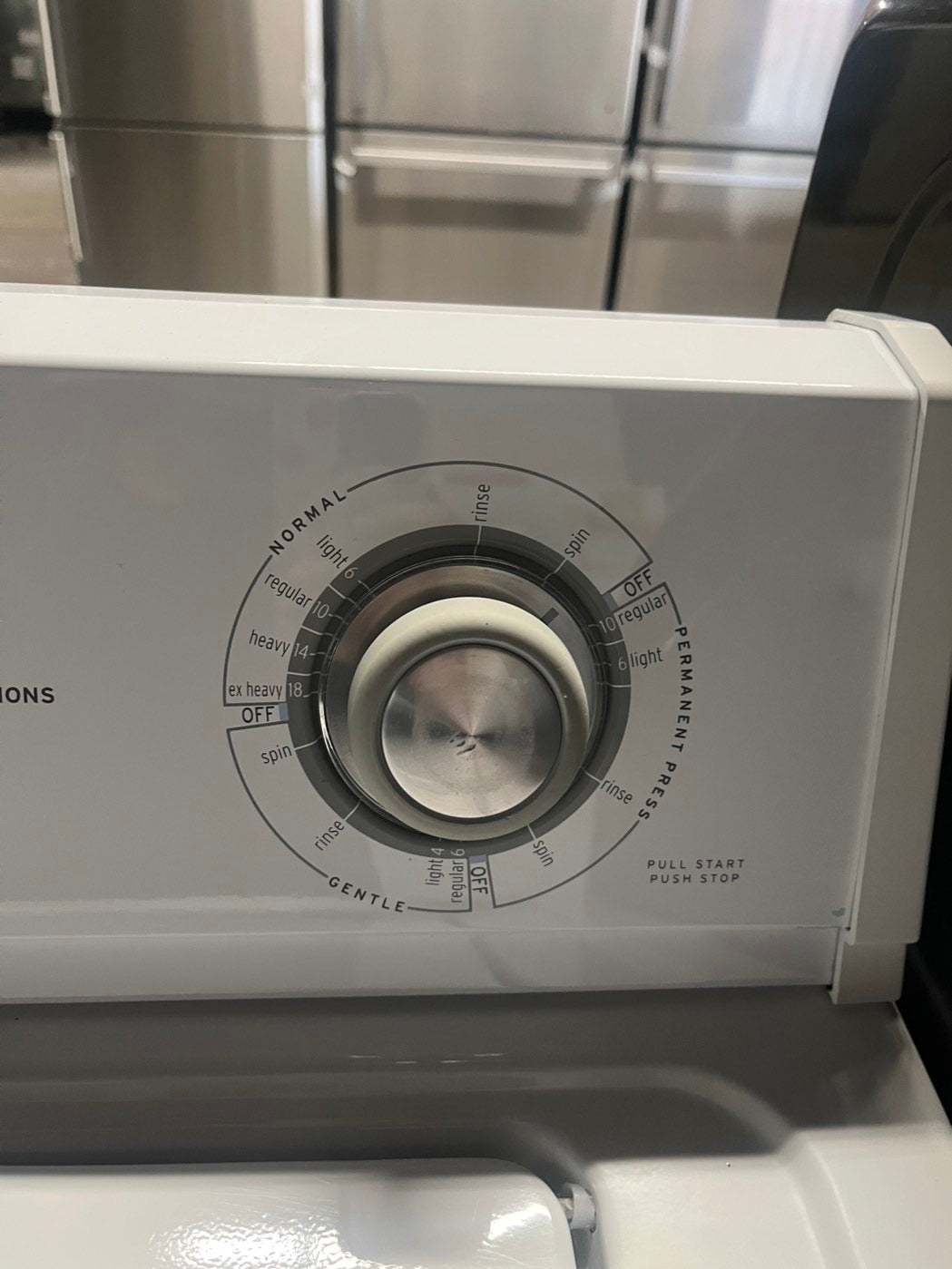 =Roper Top load washing machine w agitator 27" used-Refurbished #WRPR45B
