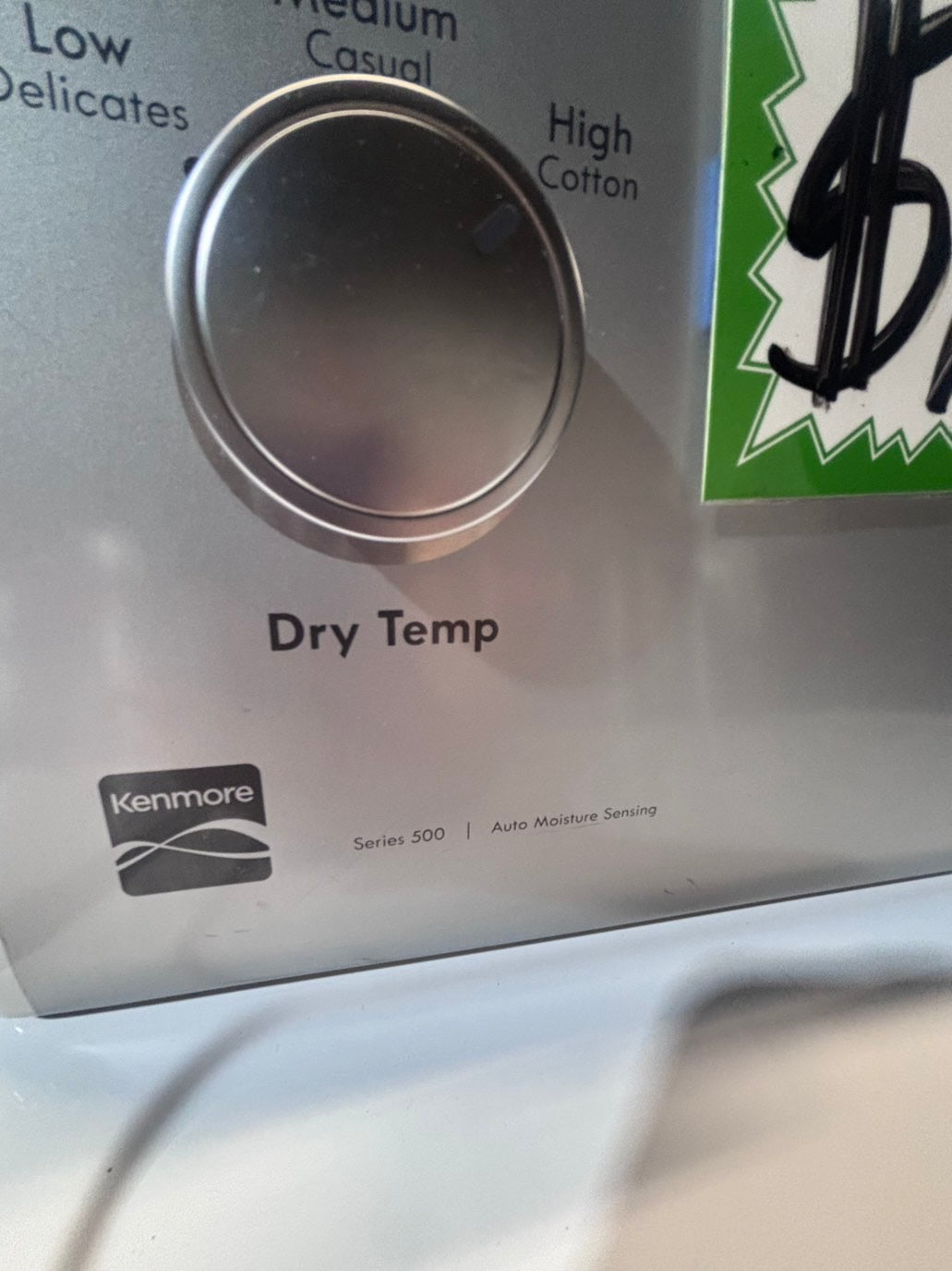 >kenmore  29” large capacity electric dryer 220v side by side used-refurbished #KDE545PB