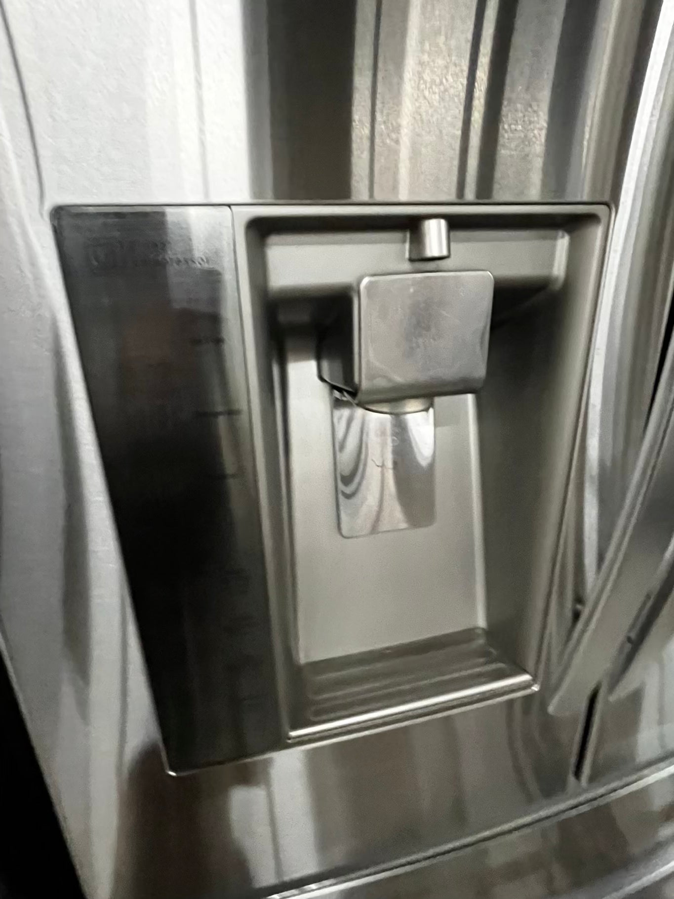 🎄 LG French door Refrigerator counter depth stainless steel w/ ice water dispenser 36" #RF79349B