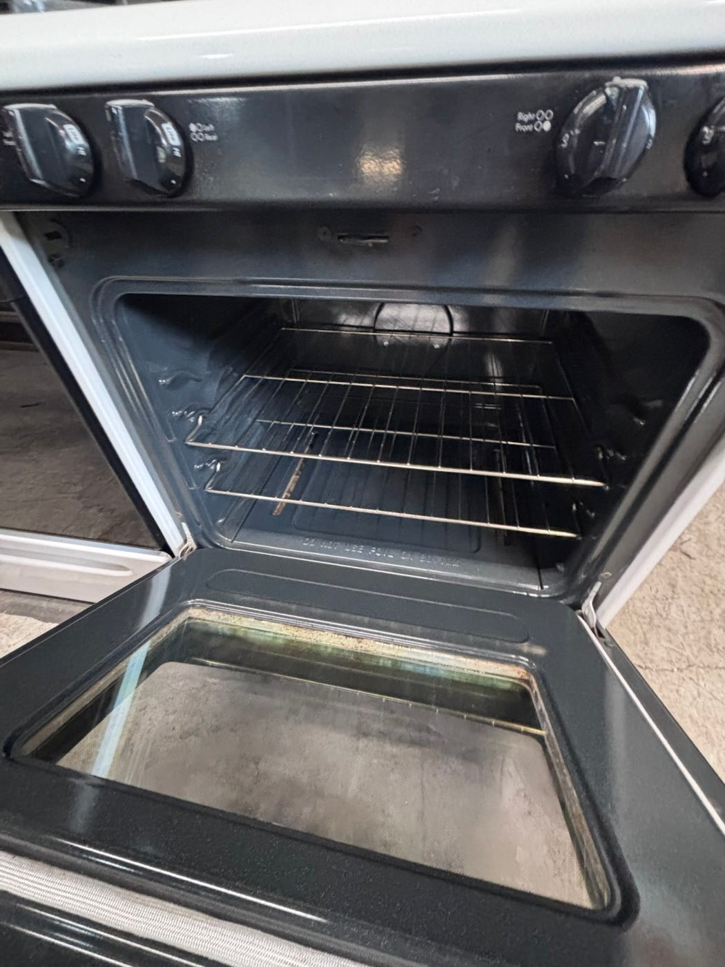 } kenmore Gas range 4 burner bake broil Hi/Lo self clean in black & white working 💯 with warranty ,used-Refurbished 30” #KGS9H7B