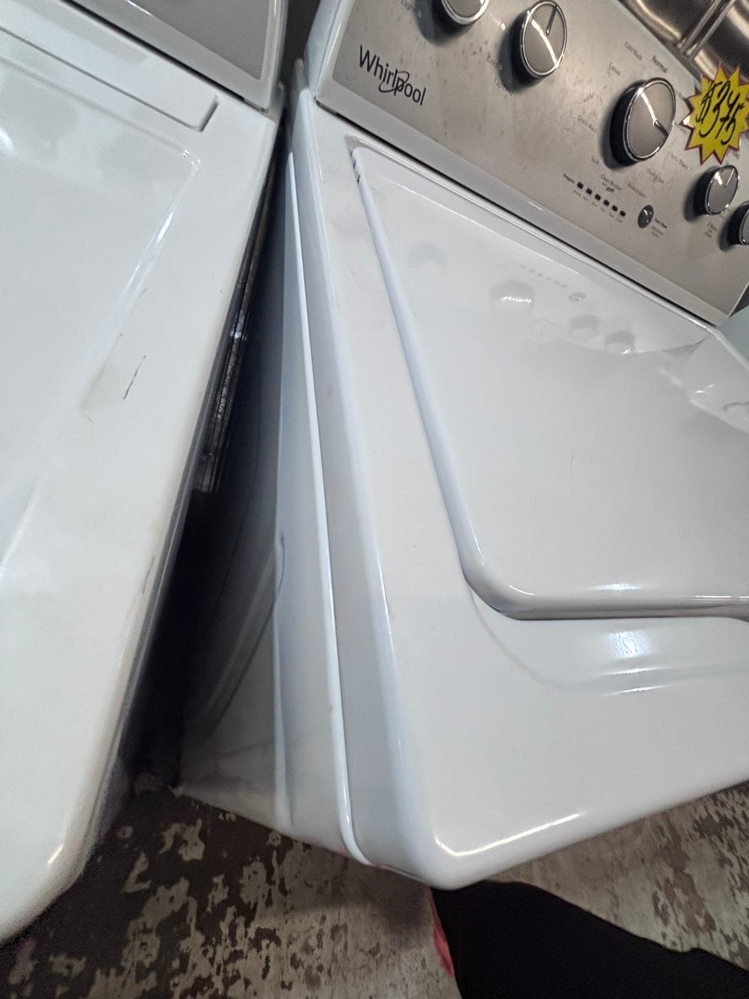 >*whirlpool Top load washing machine w agitator large capacity 27" in good condition,used-Refurbished #TWA336B