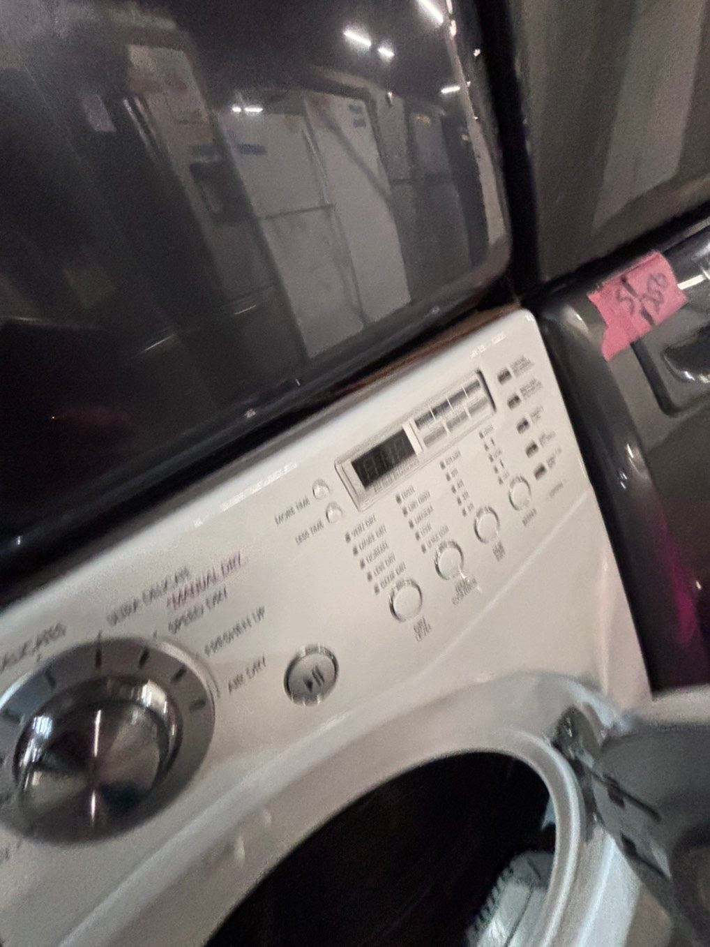 >*sale 🔥LG sensor Dry front load stackable electric 220v dryer in white  color used-refurbished 27" #DS167NB