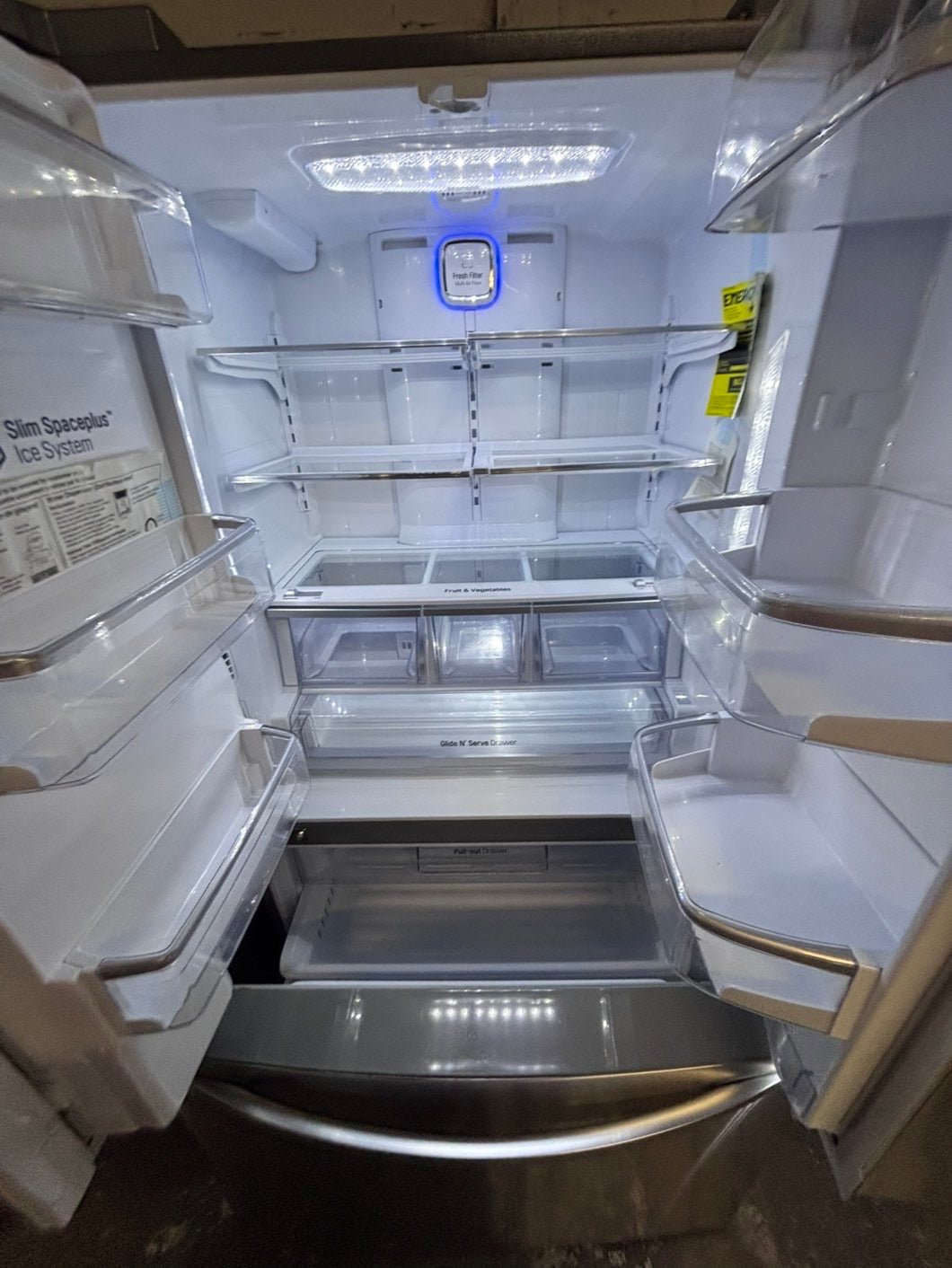 >LG French door Refrigerator counter depth stainless steel w/ ice water dispenser 36" #RTA24B