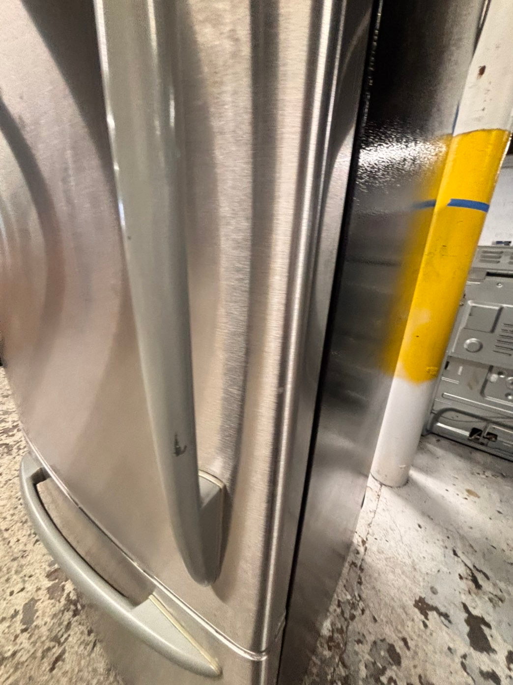 >sale🎈GE 30” bottom freezer fridge stainless steel with iced maker inside used -refurbished 30” #G5ZK21B