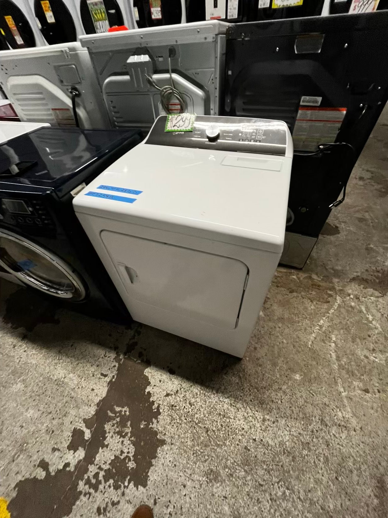 Whirlpool side x side extra large capacity electric 220v dryer   29” Refurbished #ED259B