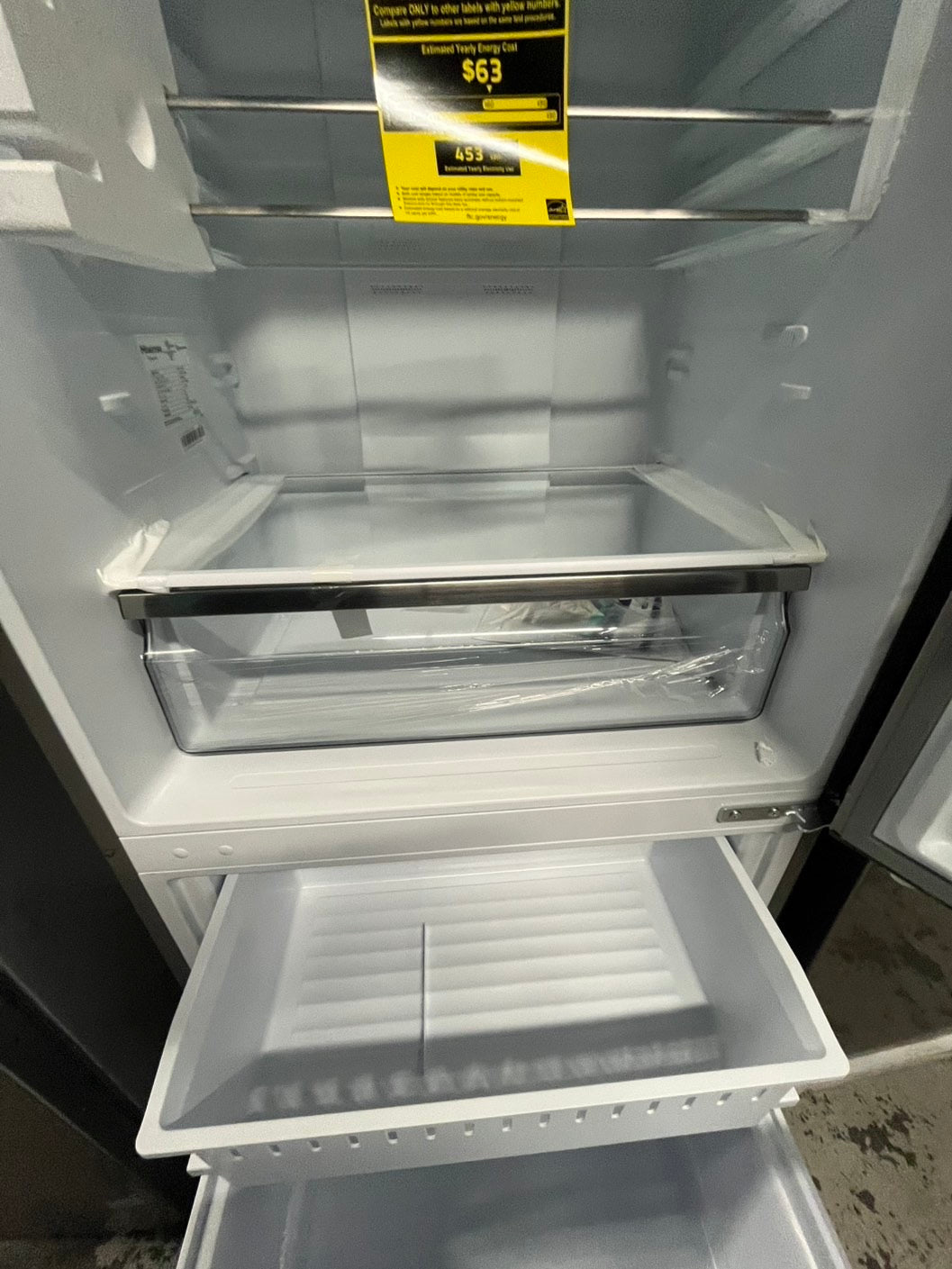 🎁🎄Holiday Sale‼️Open box 32” Hisense 17.2-cu ft Counter-Depth 32-in Wide Bottom-Freezer Refrigerator stainless steel #RFHS234B