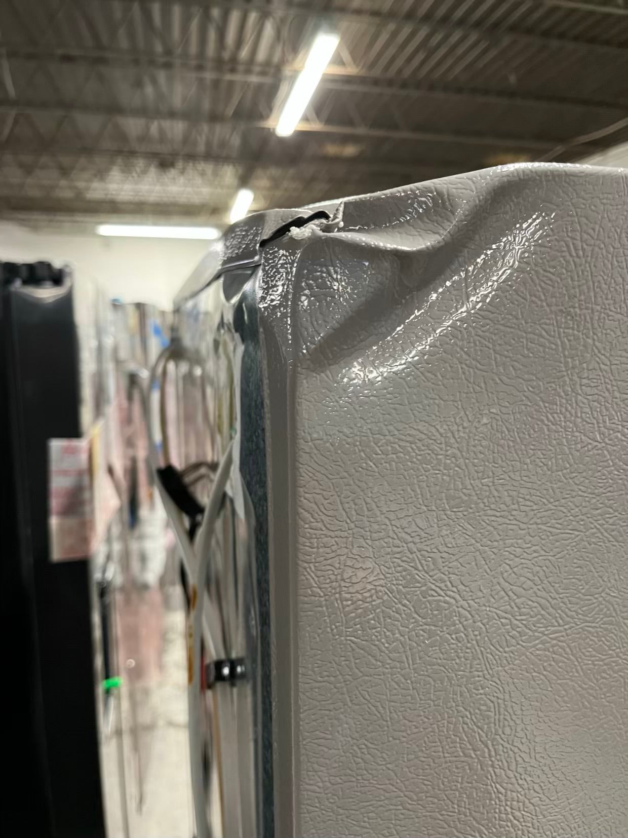 Open Box Frigidaire Profissional side x side Refrigerator stainless steel w/ice water dispenser 36" counter Depth #RE775VB