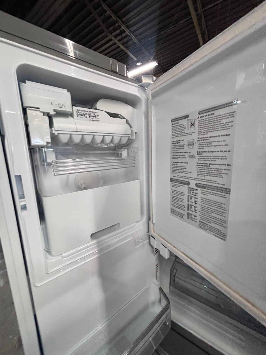 >>Used great condition used-Refurbished LG 36”w x69h x 31” depth refrigerator stainless steel w/ice & water dispenser 36 “ #LGFD31CU3B