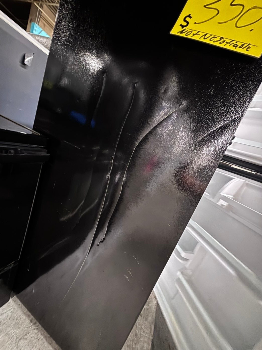 >2pc. Combo Special price🎉 whirlpool black top freezer refrigerator & electric stove same brand -used-refurbished 30" #RFWH39B2PC