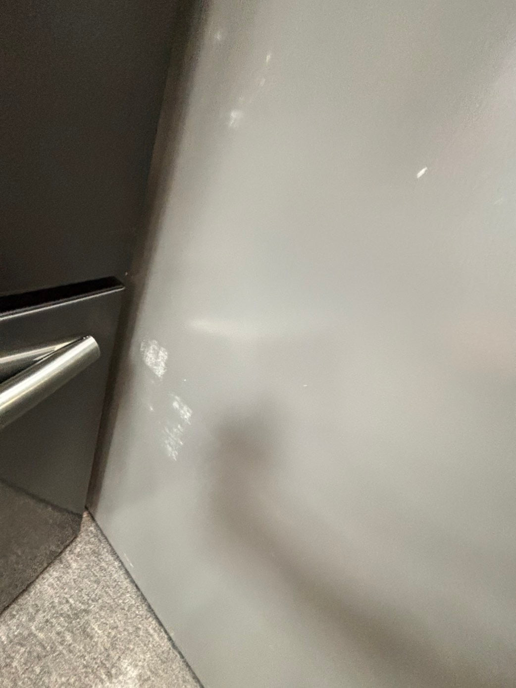 > LG 30” wide French Door Refrigerator in Stainless Steel with ice maker inside used-refurbished # RF33D2BB