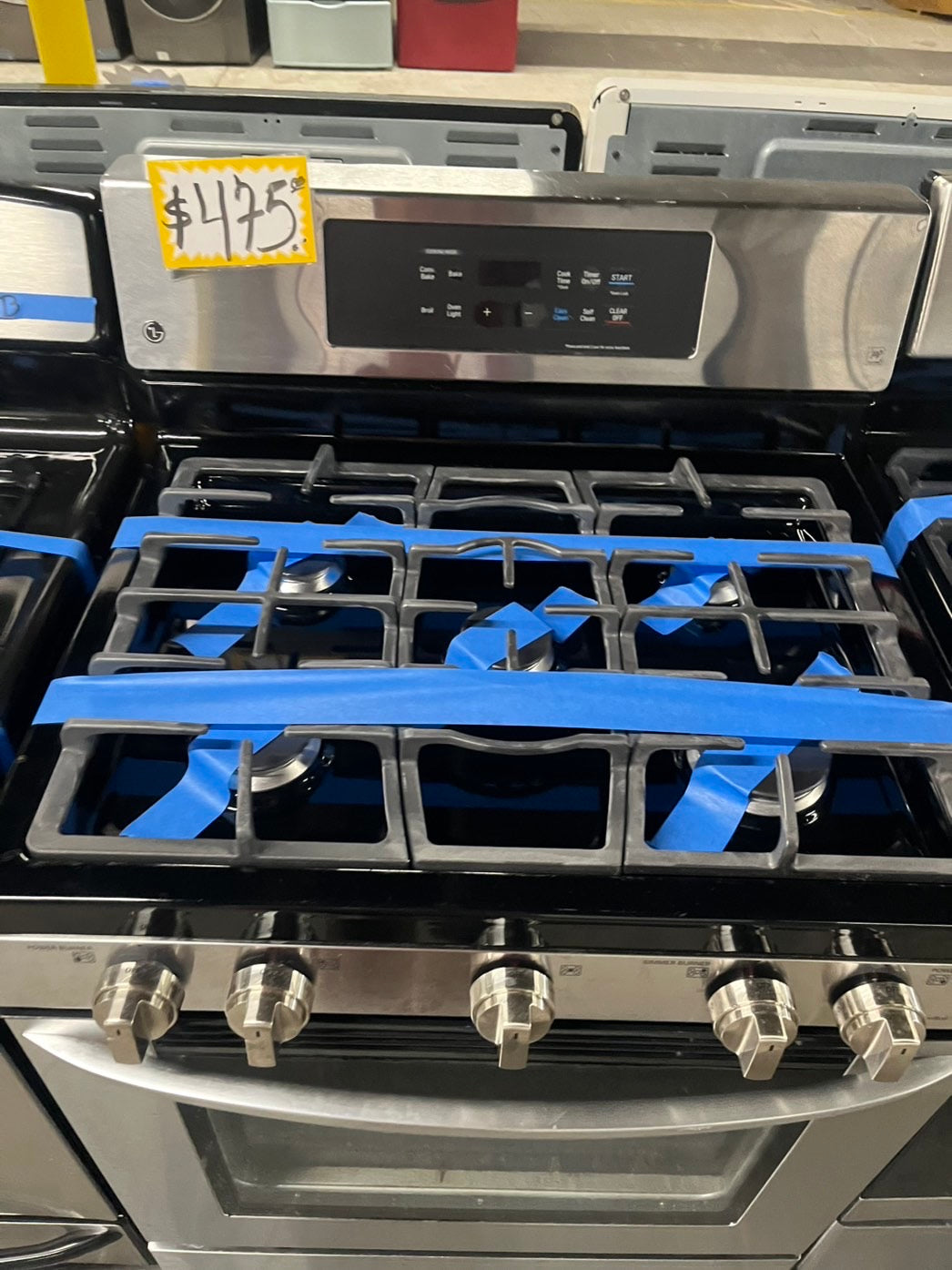 = LG convection oven Gas range 5 burner stainless steel bake broil  -used-Refurbished 30” #GR567B