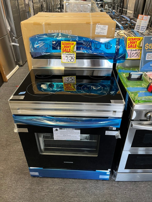 Open Box | Scratch & Dent Samsung Electric stove stainless steel, Bake broil,Bread proof,keep warm #Pw0240ML