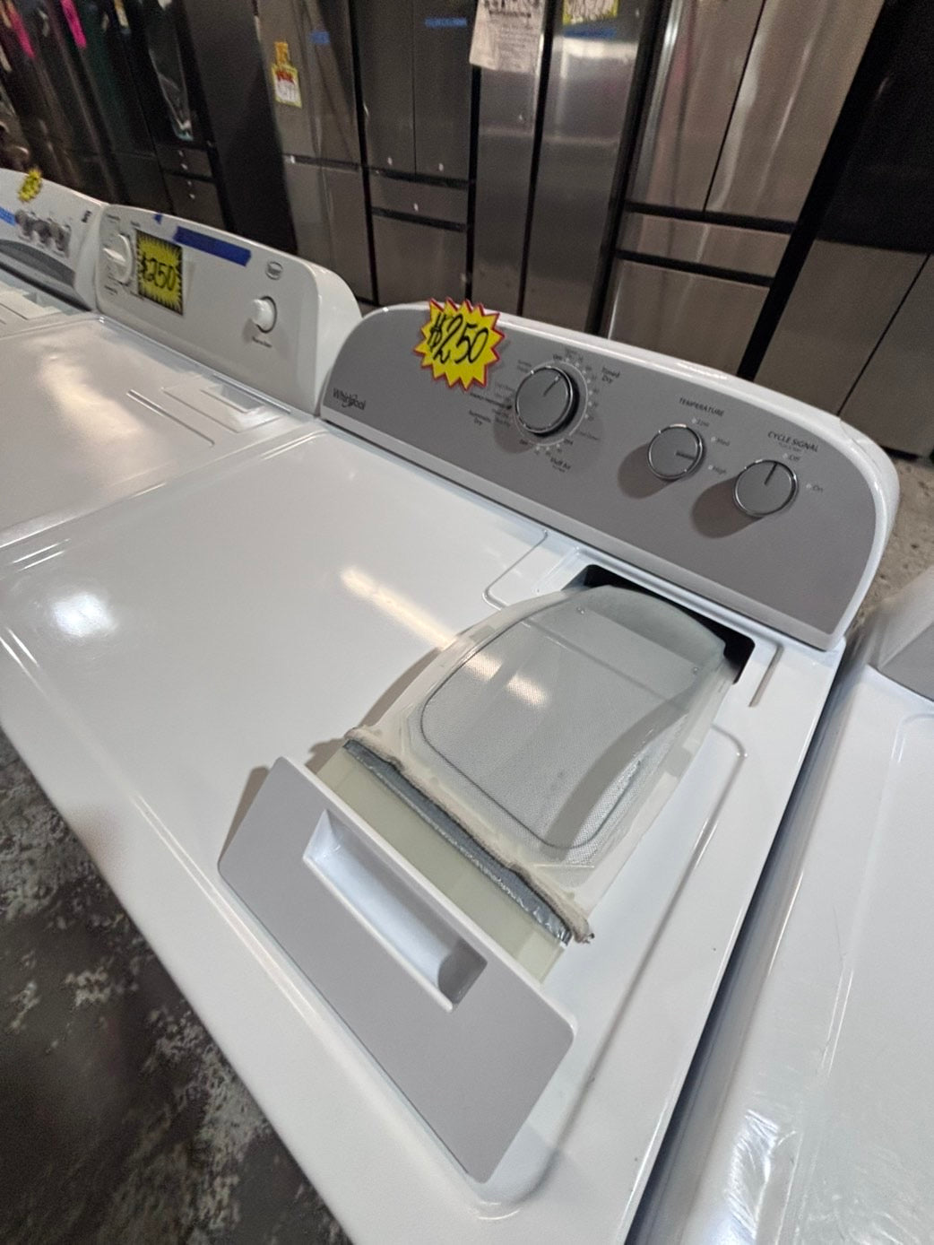 >>whirlpool 29” large capacity electric dryer 220v side by side used-refurbished #KEK12B