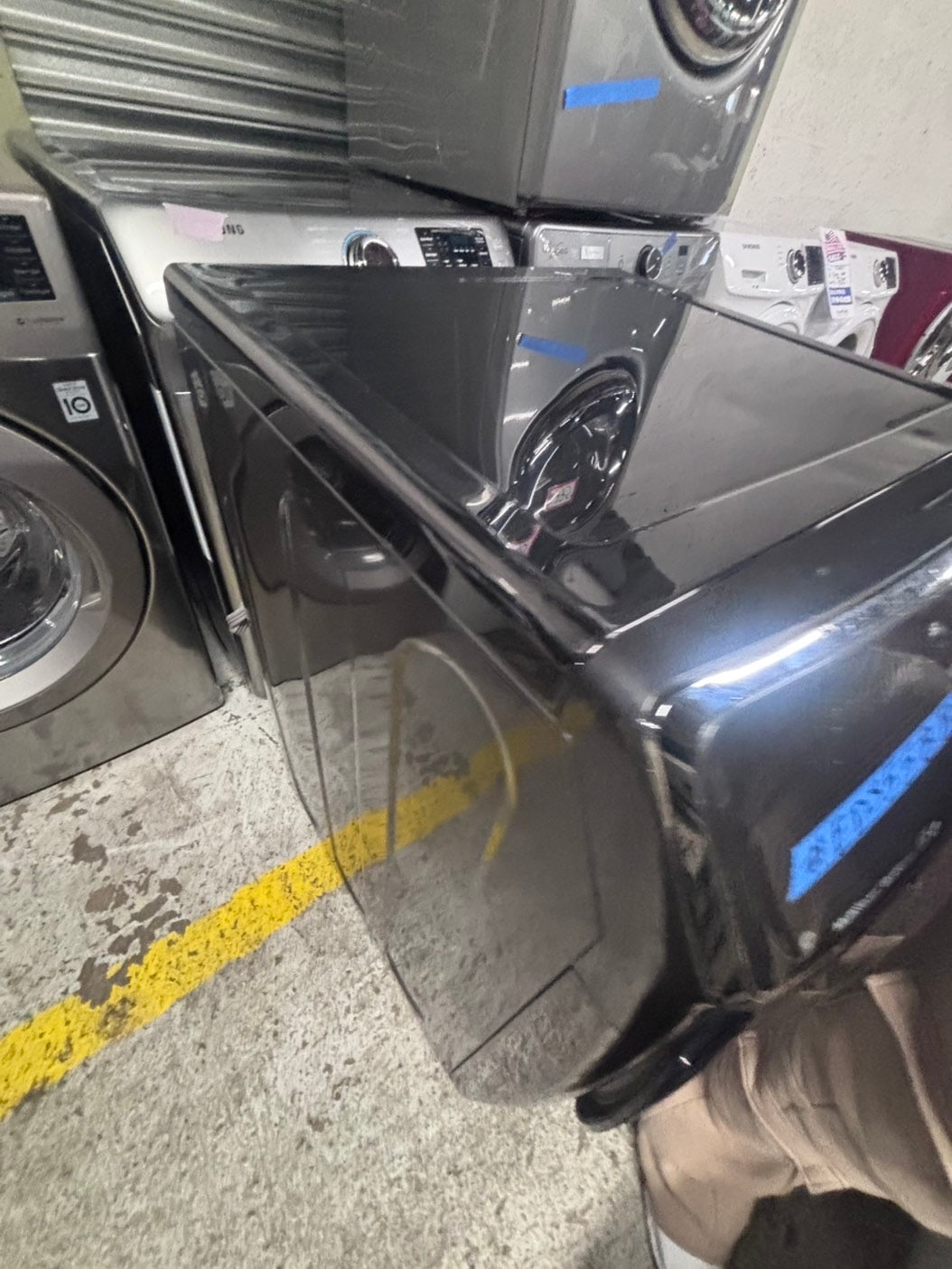 >>special Memorial Day🔥 mix & match Samsung gray washer 4.5cu. ft. Large capacity, & electric dryer set in great condition 27” stackable or side by side  used-refurbished  #SFL10BSET