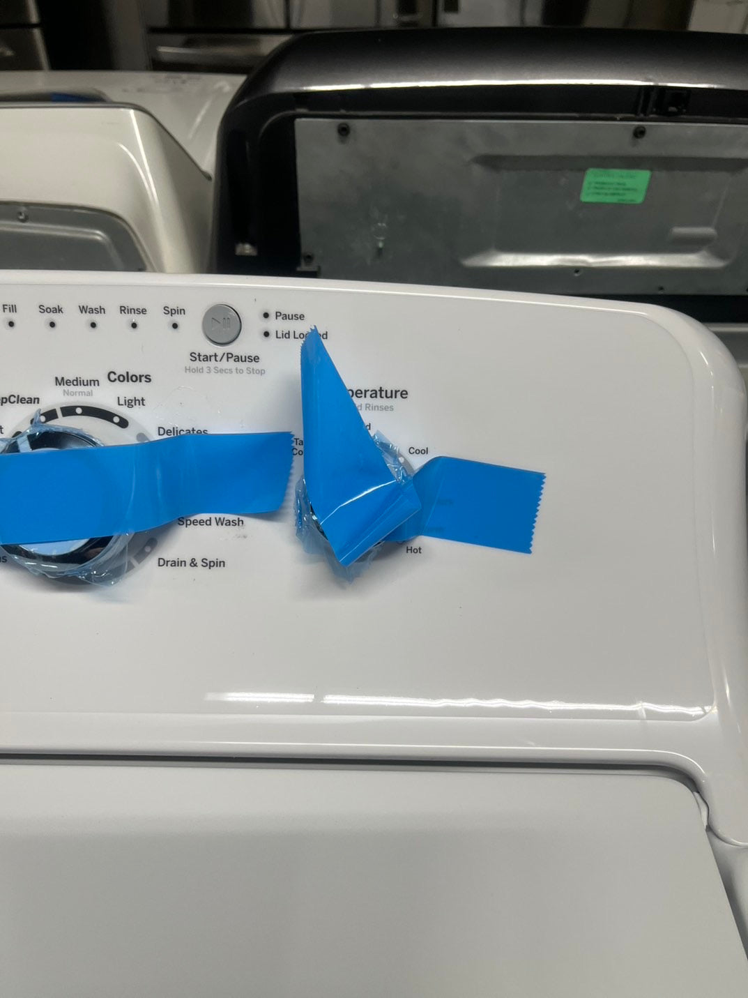 *- Open Box 📦 GE Top load washer Stainless steel Drum with Agitator Medium ( 4.0-cu ft ) Top-Load Washer ( White ) #GE4023B