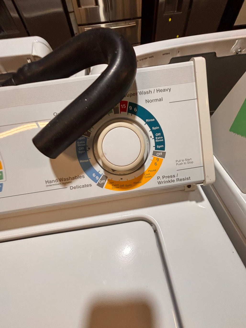 } sale🔥🔥whirlpool Top load washing machine w agitator 27" in good condition,working 💯 with warranty ! used-Refurbished #TW724TB