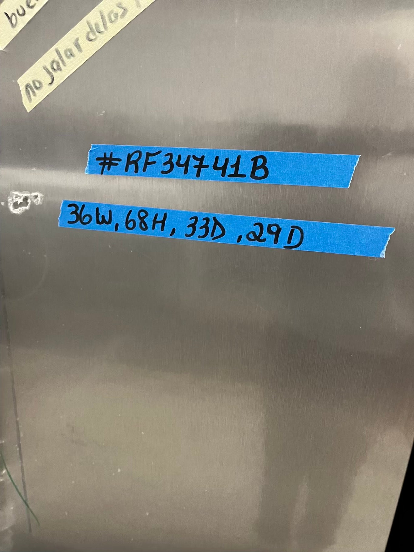 * 🎉 BlacK Friday ⚡️ Open Box 📦 | scratch & dent Frigidaire side x side  refrigerator w/ice water dispenser stainless steel 36" #RF34741B