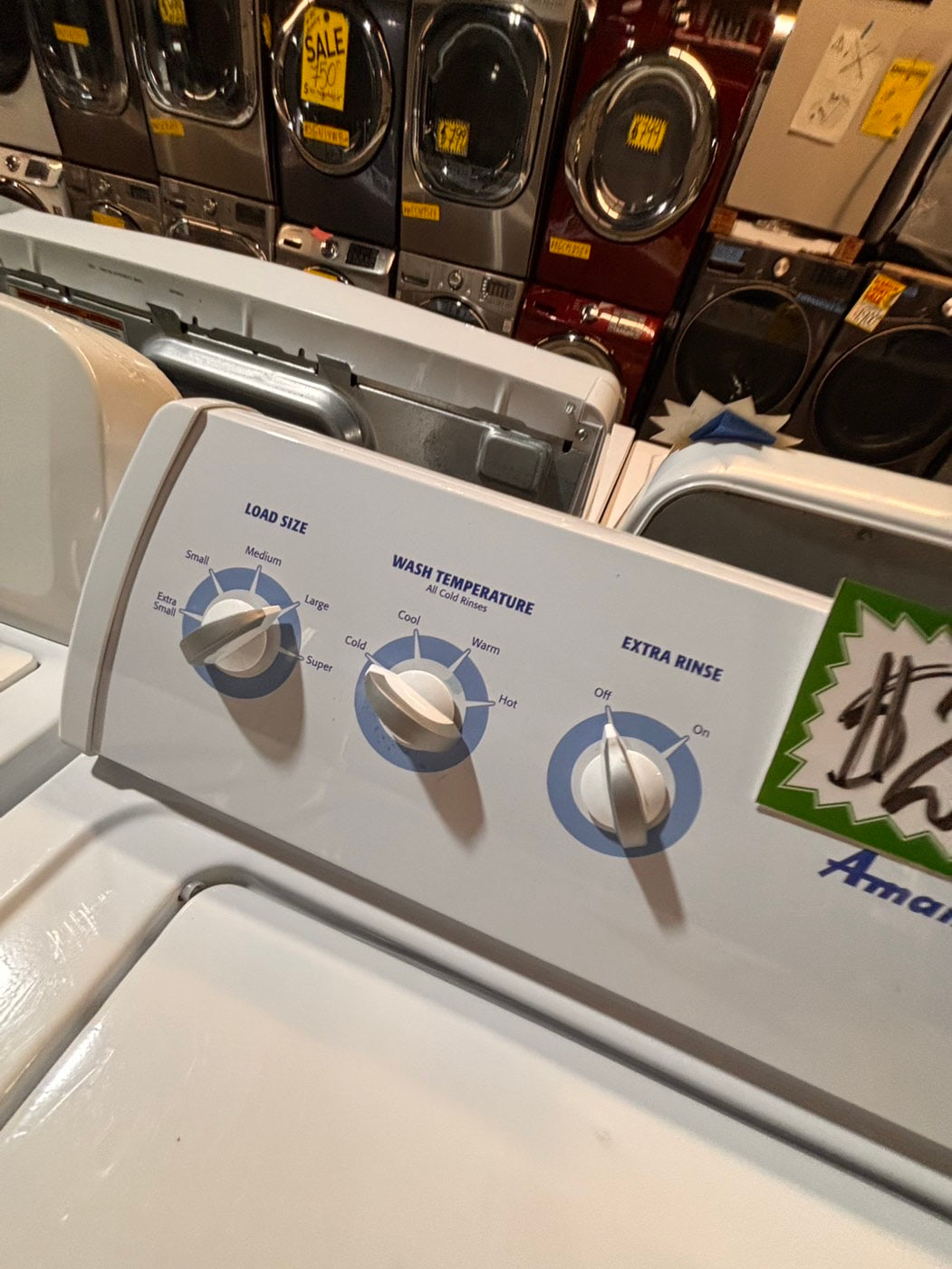 >*sale🎈Amana heavy duty Top load washing machine w agitator 27" in good condition,used-Refurbished #TAW126B