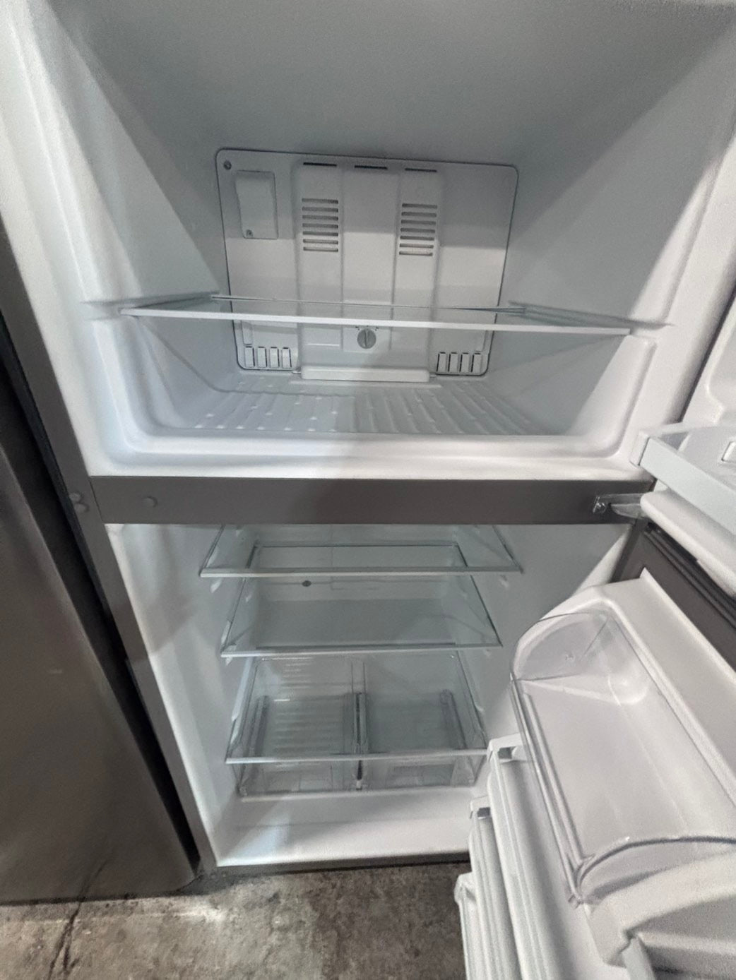 >*Whirlpool top freezer refrigerator stainless steel used-refurbished 30" #RP6W19B